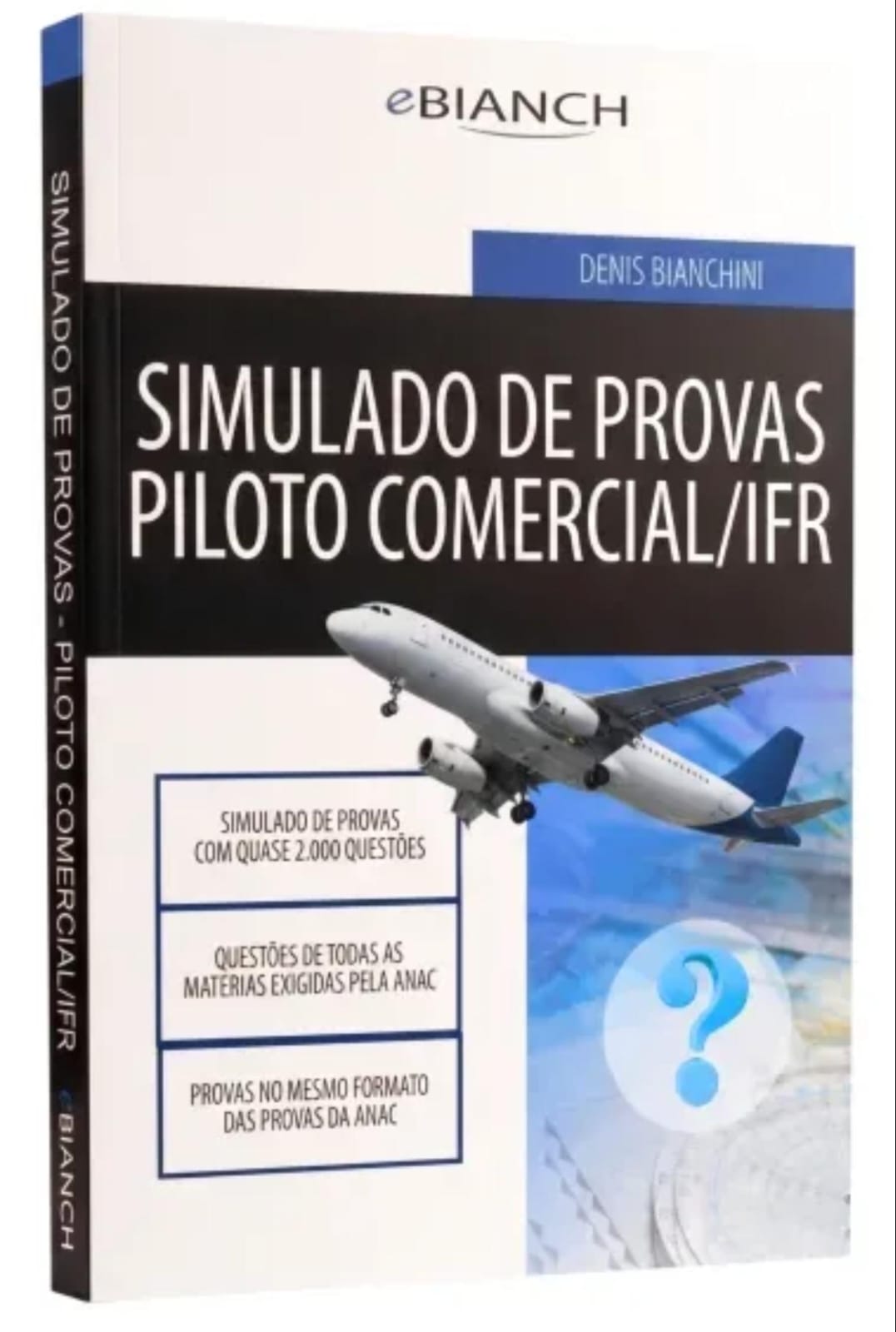 Capa do livro Simulado de Provas — Piloto Comercial