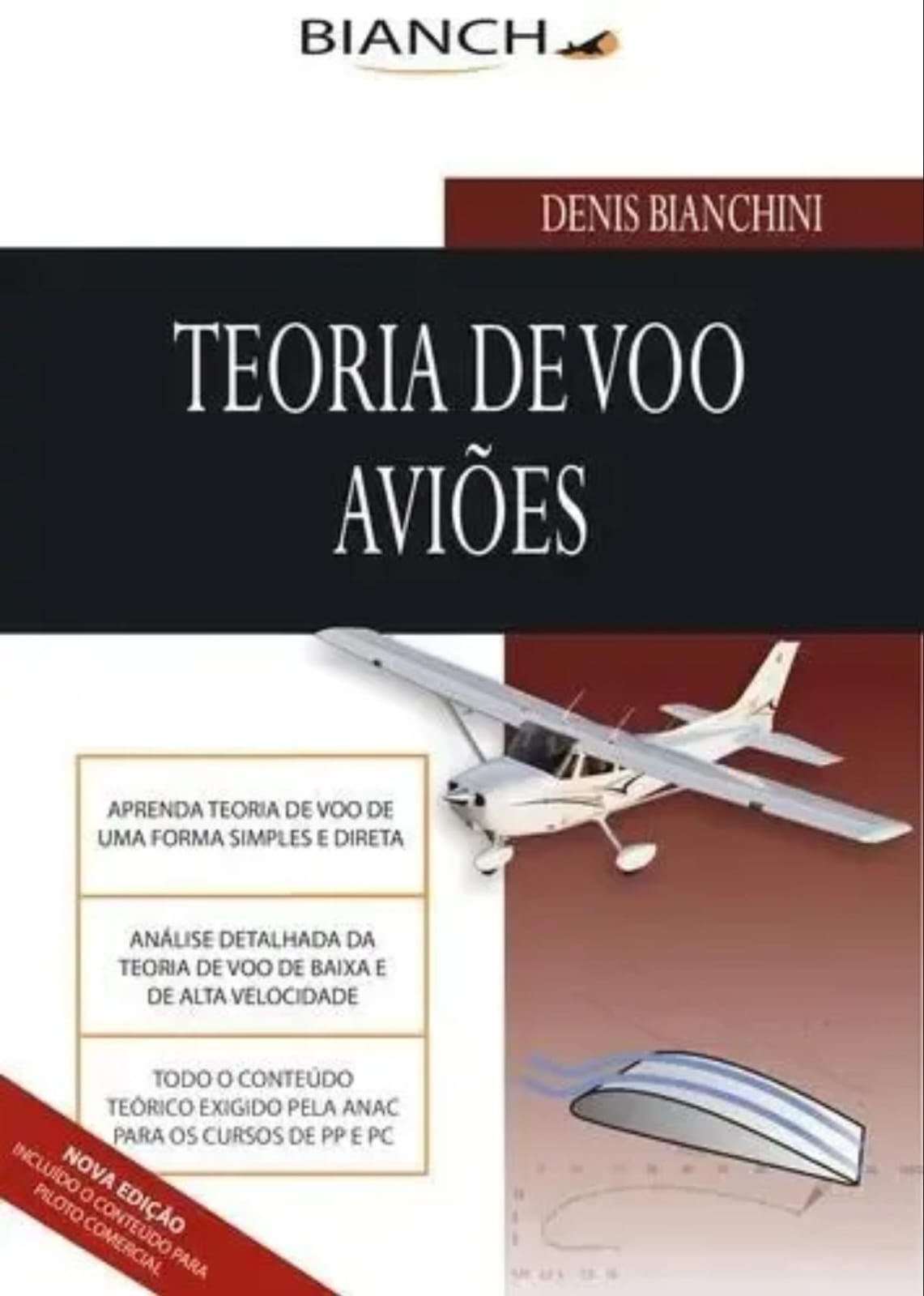 Capa do livro Teoria de Voo — Aviões