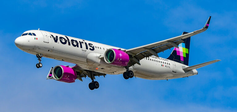 Airbus A321neo da Volaris em foto de arquivo de setembro de 2025